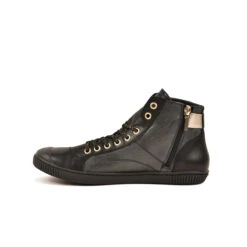 Pataugas BANJOU LATSA/MIX F4H NOIR/DORÉ 14 Pataugas BANJOU LATSA/MIX F4H NOIR/DORÉ -Pataugas 628259 946 BASKET HAUTE FEMME LATSA MIX F4H NOIR DORE 3