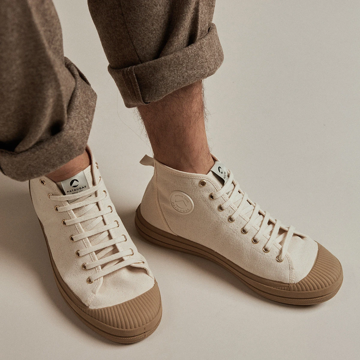 Pataugas ETCHE M/TWK H2H ECRU/GUM 5 Pataugas ETCHE M/TWK H2H ECRU/GUM – Image 3