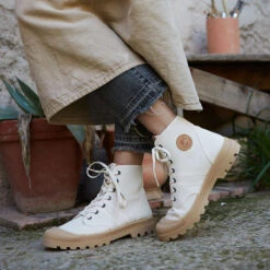 Pataugas AUTHENTIQUE/T F4G IVOIRE -Pataugas authentique toile femme ivoire